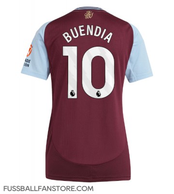 Aston Villa Emiliano Buendia #10 Replik Heimtrikot Damen 2024-25 Kurzarm